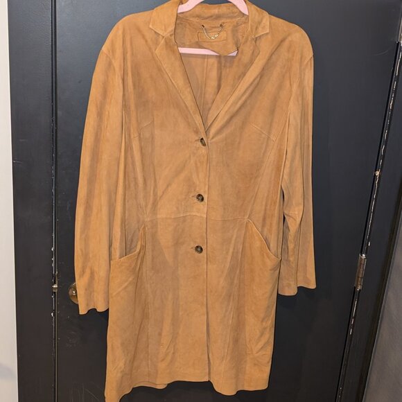 Desa 1972 Tan Suede Jacket - US Size 4/EU 38 - Picture 1 of 11